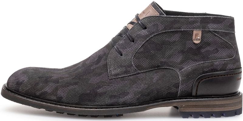 Floris van Bommel - Crepi 13 - Chukka Boots - Grijs - Suède - Camouflage
