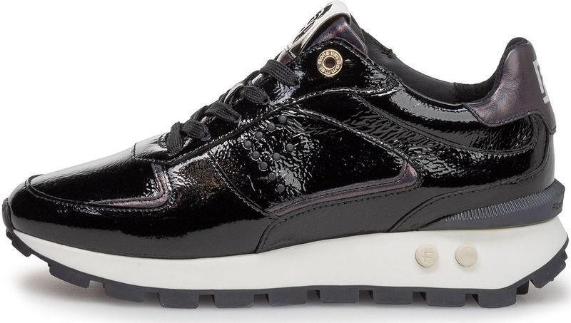 Floris van Bommel - Blokki SFW-10084 - Lage Sneaker - Zwart - G-Wijdte