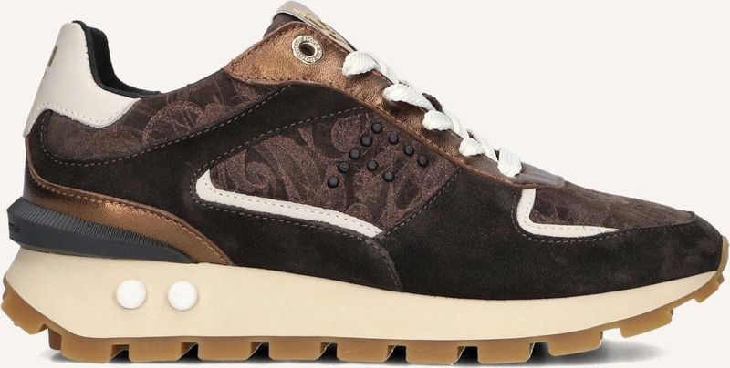 Floris Van Bommel - SFW-10084 - Sneakers - Bruin - Suède