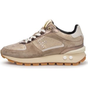 Floris van Bommel - Blokki SFW-10084 - Lage Sneaker - Beige - G-Wijdte