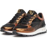 Floris van Bommel - Blokki SFW-10098 - Lage Sneaker - Donkerbruin