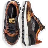 Floris van Bommel - Blokki SFW-10098 - Lage Sneaker - Donkerbruin