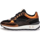 Floris van Bommel - Blokki SFW-10098 - Lage Sneaker - Donkerbruin