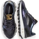 Floris van Bommel - Blokki SFW-10098 - Lage Sneaker - Donkerblauw - G-Wijdte