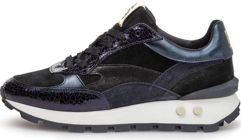 Floris van Bommel - Blokki SFW-10098 - Lage Sneaker - Donkerblauw - G-Wijdte