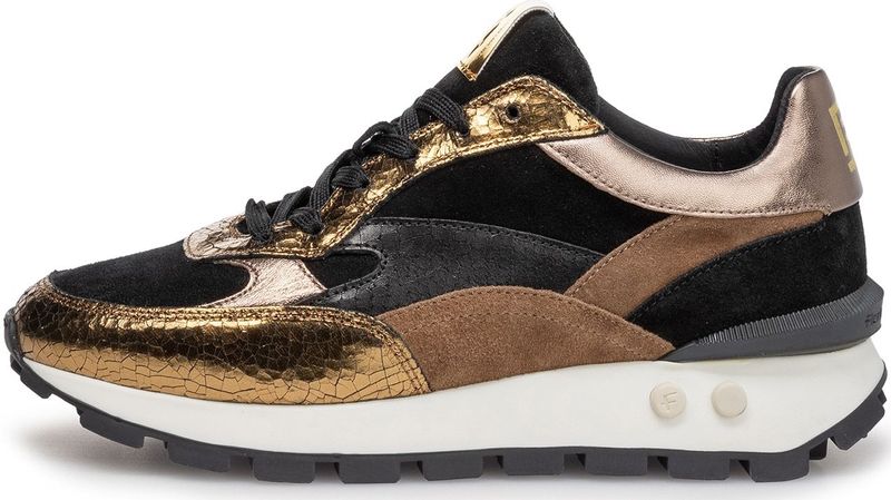 Floris Van Bommel - SFW-10098 BLOKKI - Sneakers - Zwart - Suède