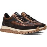 Hispanitas - CHI254312 - Leren Sneakers - Goudkleurig - Plat - Veters - Casual