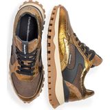 Floris van Bommel - Grommi - Dames Sneakers - Bruin