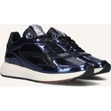 Floris van Bommel Suvi 02.09 leren sneakers blauw metallic