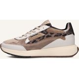 Floris van Bommel - Suvi SFW-10159 - Lage Sneaker - Taupe - G-Wijdte