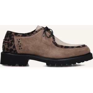 Floris van Bommel - Selsi - Veterschoen - Beige - Lichtgewicht Commando Zool