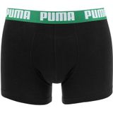 PUMA Basic boxershorts voor heren (set van 2), groen, S