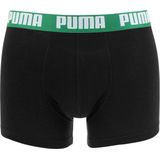 PUMA - Basic - Boxershorts - Bosgroen/Zwart/Groen - 2 Stuks