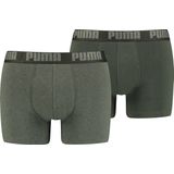 Puma - Basic Boxer 2-Pack - Ondergoed - Groen