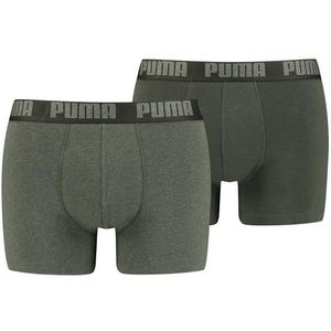 Puma - Basic Boxer - Ondergoed - Groen - 2-Pack