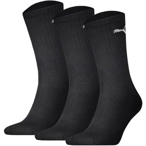 Puma - Crew Sport Sokken - 3-Paar - Zwart - Wit - Blauw - Ademend Katoen