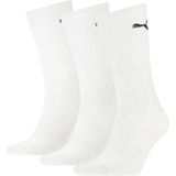 Puma 3-paar Crew sport sokken - Light - Ademende sport sokken dames & heren - Zwart - Wit - Blauw
