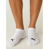 Puma - Sneaker Sokken - Wit - Zwart - Grijs - 3-Paar - Ademend Katoen