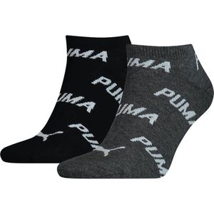 Puma - Unisex Bwt Quarter - Enkelsokken - Zwart/Wit - 2-Pack