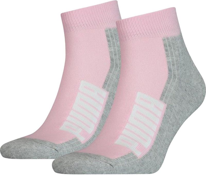 Puma - Bwt Cushioned Quarter - Enkelsokken - Roze - 2-pack