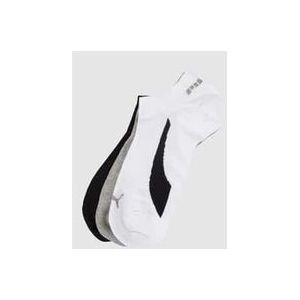 Puma Sportsokken - set van 3 Wit/Grijs/Zwart