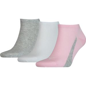 Puma - Unisex Enkelsokken - Roze - 3-Pack - Katoenmix