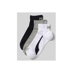 Puma - Unisex Lifestyle - Hoge Enkelsokken - Wit - 3-pack