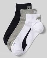 Puma - Unisex Lifestyle - Hoge Enkelsokken - Wit - 3-pack