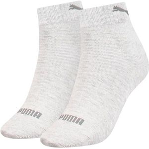 Puma - Quarter - Hoge Enkelsokken - Wit - 2-pack