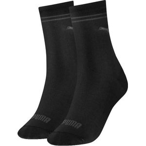 Puma - Grey Melange - Damessokken - Katoen - 2-pack