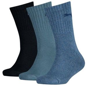 Puma - Kinder Sport Sokken - 3-Pack - Blauw - Katoen