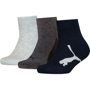 PUMA - BWT Quarter Socks - Unisex Kids Sokken - 3 Stuks