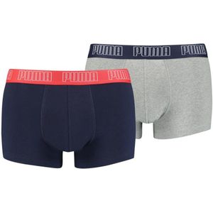 Puma Trunk ondergoed, blauw/grijs, XL (2 stuks) heren, Blauw/Grijs, XL