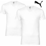 Puma - Aansluitend T-shirt - V-hals - Katoen - 2-Pack