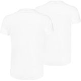 Puma - Basic 2 Pack V-Neck Tee - Zwarte T-Shirts katoen - Zwart
