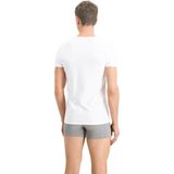 Puma - Basic 2 Pack V-Neck Tee - Zwarte T-Shirts katoen - Zwart
