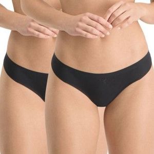 Licence Puma Damen Seamless String 2er-Pack | Black | Größe: 1