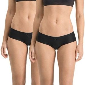 Puma - Dames Hipsters - Zwart - Microfiber - 2-Pak