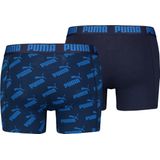 PUMA - AOP Boxershorts - Blauw - 2 Stuks