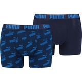 PUMA - AOP Boxershorts - Blauw - 2 Stuks