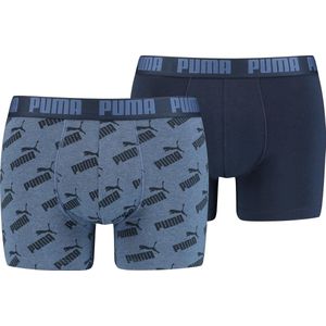 Puma - Men AOP Boxer 2-Pack - Boxershorts - Multicolor - Zachte Stof