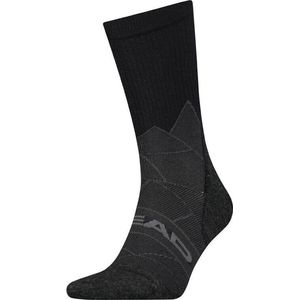 HEAD Crew Sock, zwart/rood, 39-42 EU