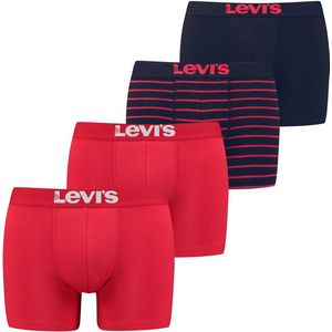 Levi's - SOLID BASIC & VINTAGE STRIPE - Boxershorts - Multikleur - Katoen - Set van 4