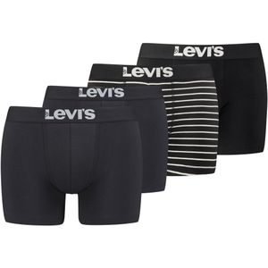 Levis Boxershorts "Boxershort MEN SOLID BASIC BOXER & VINTAGE STRIPE 4P 4er Pack"