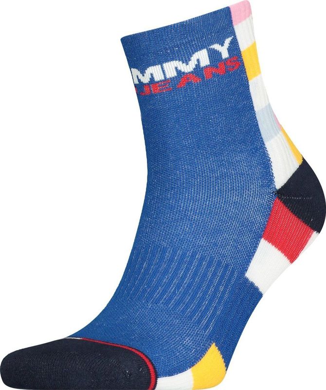 TOMMY JEANS - UNISEX SHORT SOCK RACERCHECK - Korte Sokken - Multicolor