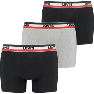 Levi's - Sportswear Logo - Boxershorts - Zwart - Katoen - Set van 3