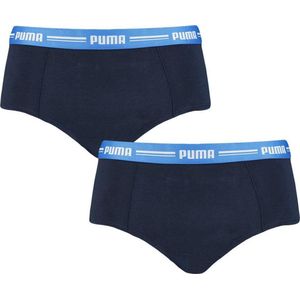 PUMA dames cotton modal 2P boxershorts blauw