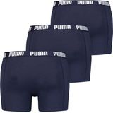 Puma 3 pak Heren Boxershort Everyday Katoenen heren onderbroeken Zwart Grijs Donkerblauw