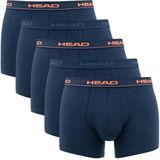 HEAD 5P boxers basic blauw & wit - S