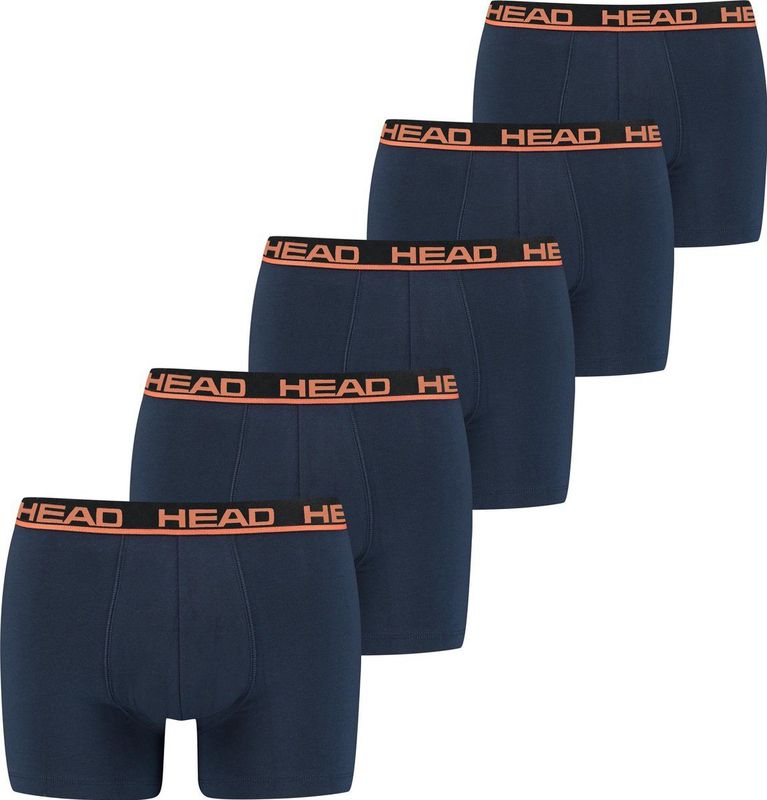 HEAD 5P boxers basic blauw & wit - S